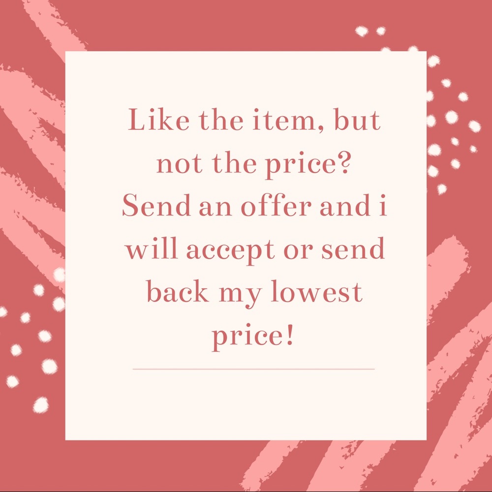 Reasonable Offers Accepted